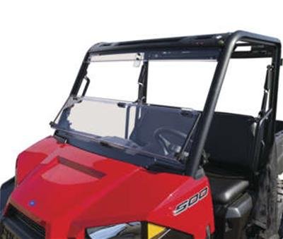 Quadboss Powersports Windshields 375783 Windshields, QB WINDBREAK FOLDING SHIELD, Clear