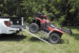 Quadboss ATV Bi-Fold Ramps 560051 Ramp, Bi-Fold, Loading Ramp Type, 1,500 lbs. Capacity, Fold Up, Aluminum, 41 in. Width, 81 in. Length, Each thumbnail 1