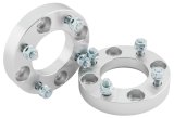 Quadboss 1 inch Wheel Spacers 563516 Spacers, in. Thick, 4 x 156mm Bolt Pattern, Aluminum, Universal, Pair thumbnail 1