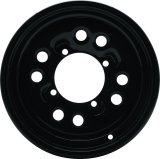 Quadboss Steely Gloss Black Wheels 14x7 Rims, Qb Whl 14X7 4+3 4/137 thumbnail 5