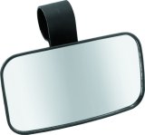 Quadboss UTV Rear View Mirrors 570031 Mirror, View, Center Position, Rectangular, 4.5 in. Width, 8.0 in. Length, Each thumbnail 3