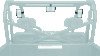 Quadboss UTV Rear View Mirrors 570031 Mirror, View, Center Position, Rectangular, 4.5 in. Width, 8.0 in. Length, Each thumbnail 9