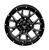 Quadboss Wheels 608581 QuadBoss Barbwire 15X7 - 5+2 - 4/137 - Milled thumbnail 1