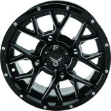 Quadboss Wheels 608581 QuadBoss Barbwire 15X7 - 5+2 - 4/137 - Milled thumbnail 3