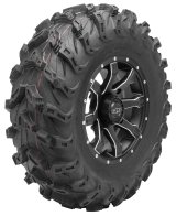 Quadboss QBT672 Mud Tires 30x10-14 Tire, Mud, 30x10-14, Radial, Blackwall, Rear, Each thumbnail 1
