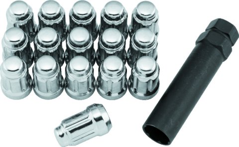 Quadboss Lug Nuts and Bolts 608597 QuadBoss Spline M12x1.25 65mm Black