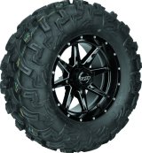 Quadboss QBT447 Utility Tires 27x11-14 Tire, Utility, 27x11-14, Bias-Ply, Blackwall, Rear, Each thumbnail 2