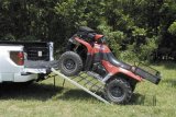 Quadboss ATV Bi-Fold Ramps 560052 Ramp, Bi-Fold, Loading Ramp Type, 1,500 lbs. Capacity, Fold Up, Aluminum, 50 in. Width, 71 in. Length, Each thumbnail 2