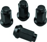 Quadboss Lug Nuts 608933 Nuts, 3/8-24 in. RH, Steel, Black, Set of 4 thumbnail 2