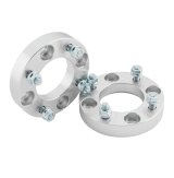Quadboss 1 inch Wheel Spacers 563882 Spacers, in. Thick, 4 x 110mm Bolt Pattern, Aluminum, Universal, Pair thumbnail 1