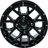 Quadboss Wheels 608576 QuadBoss Barbwire 14X7 - 4+3 - 4/156 - Milled thumbnail 2