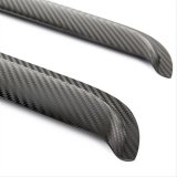 Rugged Ridge Window Rain Deflectors 11349.1 Side Visors, 3M Tape, Acrylic, Carbon Fiber, 4-Door, Jeep, JK, Set of 4 thumbnail 2