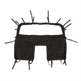 Rugged Ridge Roll Bar Curtains 13552.5 Windbreaker; 07-18 Jeep Wrangler JK, 2 Door thumbnail 2
