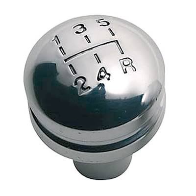 Rugged Ridge Billet Shift Knobs 11420.2 Knob, Aluminum, Polished, Manual 5-Speed Logo, Jeep, 10mm x 1.5, Each
