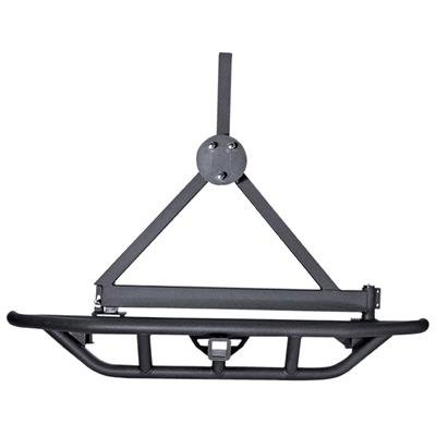 Rugged Ridge RRC Tire Carrier Mounts for 1987-2006 WRANGLER - 11503.6 Spare Mount, Steel, Black, Jeep, Carrier, Each