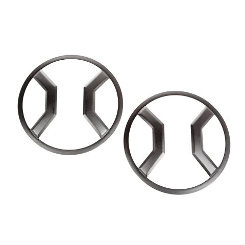Rugged Ridge Euro-Guards 11230.2 Headlight Guards, Euro Guard Series, Stainless Steel, Black Powdercoated, Jeep, Pair thumbnail 4
