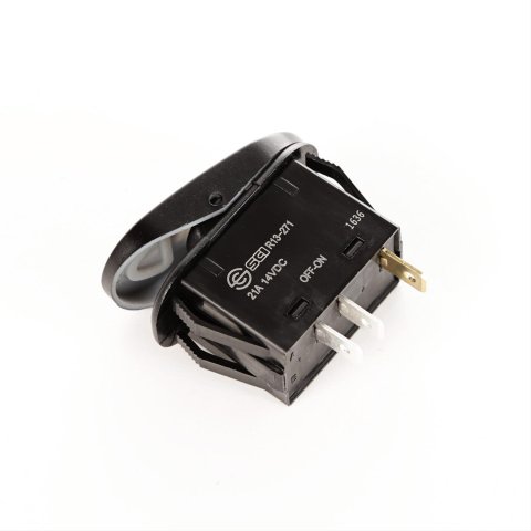 Rugged Ridge Rocker Switches 17235.1 Switch, Rocker, Constant, Single Throw, 20 amps, Amber Lighted, Plastic, Black, "LED Light Bar" Logo, Each