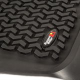 Rugged Ridge All-Terrain Floor Liners 82902.4 Mats, Automotive: Black All Terrain, thermoplastic, front, pair, Ford: 2017-up F-250 thumbnail 1