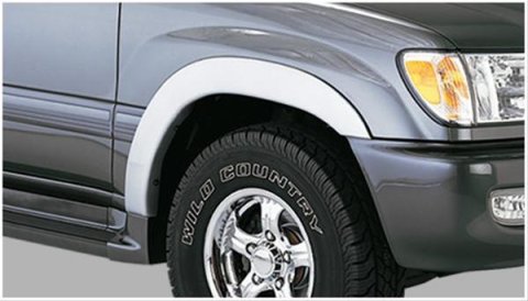 Husky OE-Style Fender Flares for 1998-2007 LAND CRUISER - 2803901 Flares, OE Style, Front, Rear, Black, Dura-Flex Thermoplastic, Toyota, Set of 4 thumbnail 1