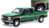 Husky Extend-A-Fender Flares 2804901 Fender Flares, Extend-A-Fender, Front and Rear, Black, Dura-Flex Thermoplastic, Chevy, GMC, Set of 4 thumbnail 2