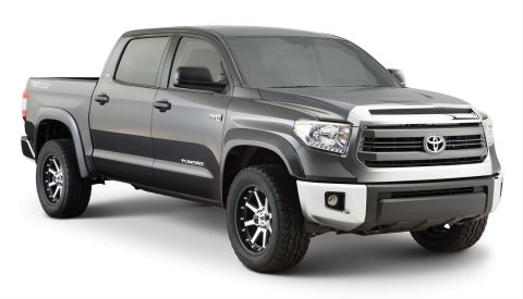Husky Extend-A-Fender Flares for 2014-2021 TUNDRA - 2803919 Fender Flares, Extend-A-Fender, Front/Rear, Black, Dura-Flex Thermoplastic, Toyota, Set of 4