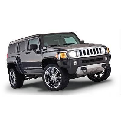 Husky OE-Style Fender Flares for 2006-2010 H3 - 28015900 Flares, OE Style, Front, Rear, Black, Dura-Flex Thermoplastic, Hummer, Set of 4 thumbnail 2