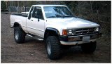 Husky Extend-A-Fender Flares for 1984-1988 PICKUP - 28031902 Fender Flares, Extend-A-Fender, Front, Rear, Black, Dura-Flex Thermoplastic, Toyota, Set of 4 thumbnail 2