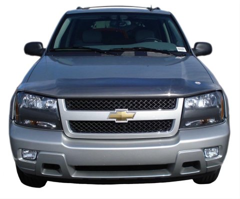 Husky Bugflectors II for 2002-2009 TRAILBLAZER, 2002-2006 TRAILBLAZER EXT - 2815148 Bug Guard, Bugflector II, Smoke, Chevy, Each