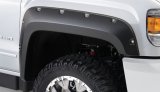 Husky Pocket-Style Fender Flares for 2015-2019 SIERRA 2500 HD, 3500 HD - 2804967 Flares, Pocket Style, Front/Rear, Black, Dura-Flex Thermoplastic, GMC, Set of 4 thumbnail 4