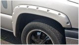 Husky Pocket-Style Fender Flares for 2003-2006 AVALANCHE 1500, 2500 - 2804948 Flares, Pocket Style, Front and Rear, Black, Dura-Flex Thermoplastic, Chevy, Set of 4 thumbnail 2