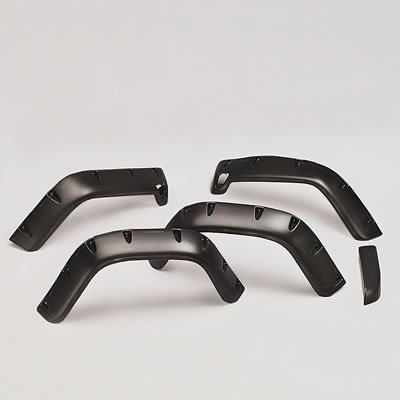 Husky Pocket-Style Fender Flares for 2006-2009 RAM 3500, 2500, 2006-2008 1500 - 2805911 Flares, Pocket Style, Front, Rear, Black, Dura-Flex Thermoplastic, Dodge, Set of 4 thumbnail 4