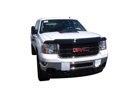 Husky Bugflectors II for 2011-2014 SIERRA 2500 HD, 3500 HD - 2815083 Bug Guard, Bugflector II, Smoke, GMC, Each