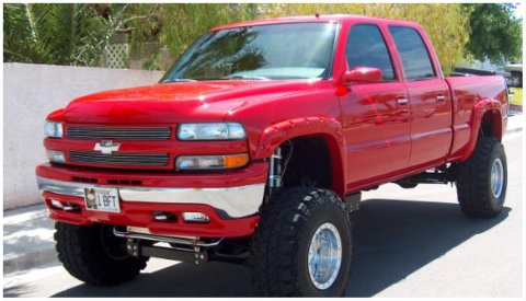 Husky Pocket-Style Fender Flares 2804917 Flares, Pocket Style, Front and Rear, Black, Dura-Flex Thermoplastic, Chevy, GMC, Set of 4