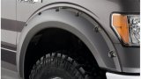 Husky Pocket-Style Fender Flares for 2009-2014 F-150 - 2802929 Flares, Pocket Style, Front, Rear, Black, Dura-Flex Thermoplastic, Ford, Set of 4 thumbnail 1