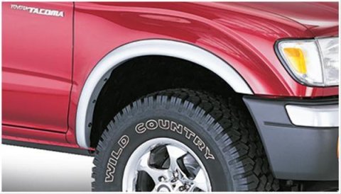 Husky OE-Style Fender Flares for 1995-2004 TACOMA - 28031914 Flares, OE Style, Front, Rear, Black, Dura-Flex Thermoplastic, Toyota, Set of 4
