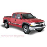 Husky OE-Style Fender Flares 2804909 Flares, OE Style, Front, Rear, Black, Dura-Flex Thermoplastic, Chevy, GMC, Silverado, Sierra, Set of 4 thumbnail 2