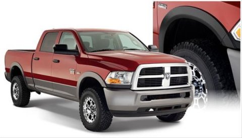 Husky OE-Style Fender Flares 2805917 Flares, OE Style, Front and Rear, Black, Dura-Flex Thermoplastic, Dodge, Ram, Set of 4