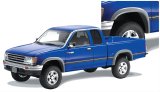 Husky Extend-A-Fender Flares for 1993-1998 T100 - 28031910 Fender Flares, Extend-A-Fender, Front, Rear, Black, Dura-Flex Thermoplastic, Toyota, Set of 4 thumbnail 1