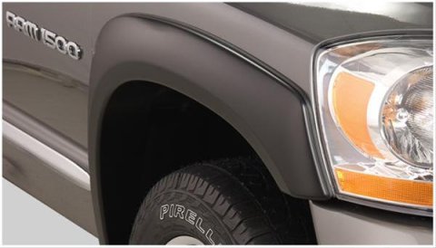 Husky OE-Style Fender Flares for 2006-2009 RAM 3500, 2500, 2006-2008 1500 - 2805910 Flares, OE Style, Front, Rear, Black, Dura-Flex Thermoplastic, Dodge, Set of 4 thumbnail 1