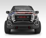 Husky Bug Shields (American Flag with Eagle) 2818959 HOOD SHIELD FLAG GMC SIERRA 1500 thumbnail 2