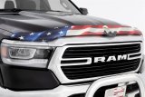 Husky Bug Shields (American Flag with Eagle) 2818953 HOOD SHIELD FLAG RAM 1500 EXCLUDES REBEL AND TRX MODELS thumbnail 1