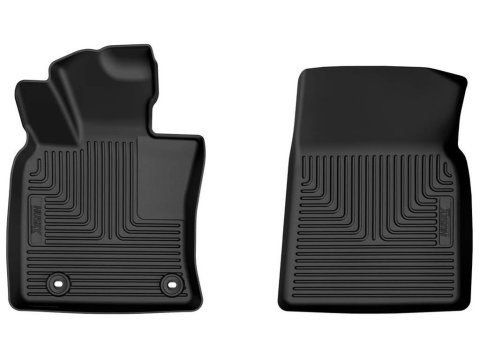 Husky Liners Floor Mats, Automotive 55191 2018-2025 AUDI Q7, X-ACT FRONT FLOOR LINER, BLACK