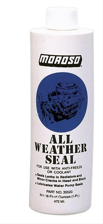Moroso All Weather Seal 35520 Sealant, Weather, 1 Pint Plastic Bottle, Safe for Use with Antifreeze, Each