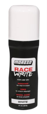 Moroso Race Write 35581 Window Dial-In Marker, White, 3 oz., Each thumbnail 1