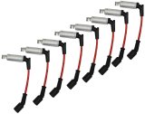 Moroso Ultra 40 Ignition Wire Sets 73679 Spark Plug Wires, 40, Assembled, Spiral Core, 7.00mm, Red, Chevy, Small Block LS, Set thumbnail 3