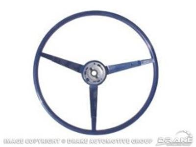 Scott Drake Replacement Steering Wheels C5ZZ-3600-BL Wheel, Replacement, ABS Plastic, Blue, Ford, 1-Bolt Mount, Each