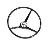 Scott Drake Replacement Steering Wheels C4ZZ-3600-BK Wheel, Replacement, ABS Plastic, Black, Ford, 2-Bolt Mount, Each thumbnail 1