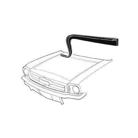 Scott Drake Replacement Weatherstrip Seals C5ZZ-16740-A Seal, Replacement, Cowl To Hood Location, Ford, Each