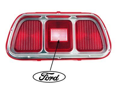 Scott Drake Replacement Taillight Components D1ZZ-13450 Lens, Replacement, Ford, Each
