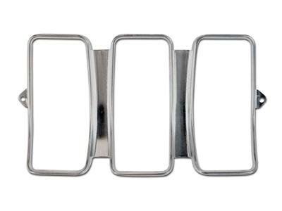 Scott Drake Replacement Taillight Components C9ZZ-13489 Bezel, Replacement, Stamped Aluminum, Ford, Each